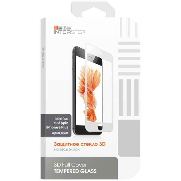 Защитное стекло для iPhone InterStep для iPhone 8 Plus / 7 Plus